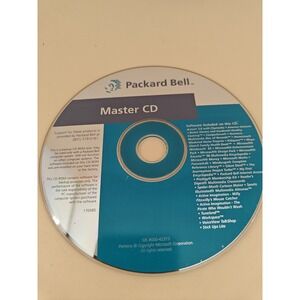 Packard Bell Master CD 28 Software Disc Vintage PC Recovery Install Disk